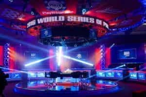 The main event table at the WSOP 2017