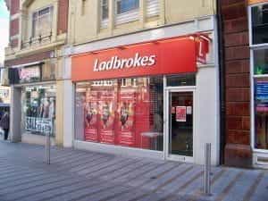 A Ladbrokes high-street betting shop.