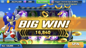 The SEGA Slots app