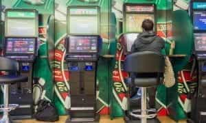 Fixed odds betting terminals in a high-street bookmaker's shop