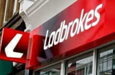 A Ladbrokes store front.