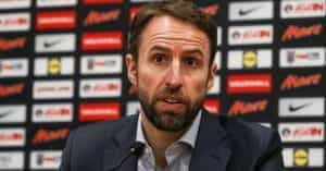 England Manager Gareth Southgate at a press conference.