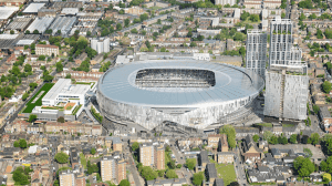 Tottenham Hotspur's new stadium.