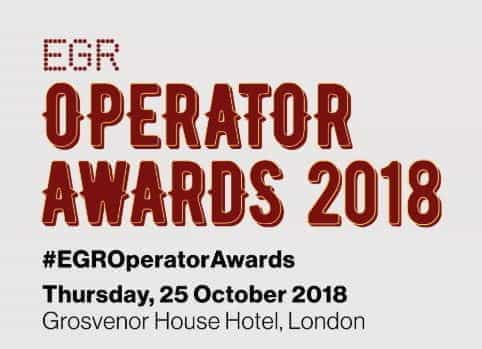 Announcement of the date and location of the 2018 EGR Operator Awards