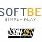 The iSoftBet and Betsoft logos