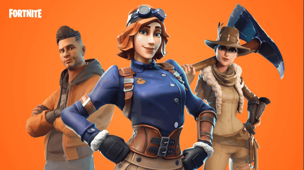 Characters from the popular game Fortnite.