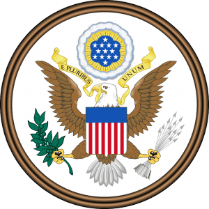 The Great Seal of the United States.