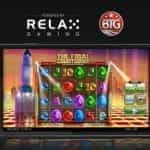 The Final Countdown slot game from Big Time Gaming on a mobile device.