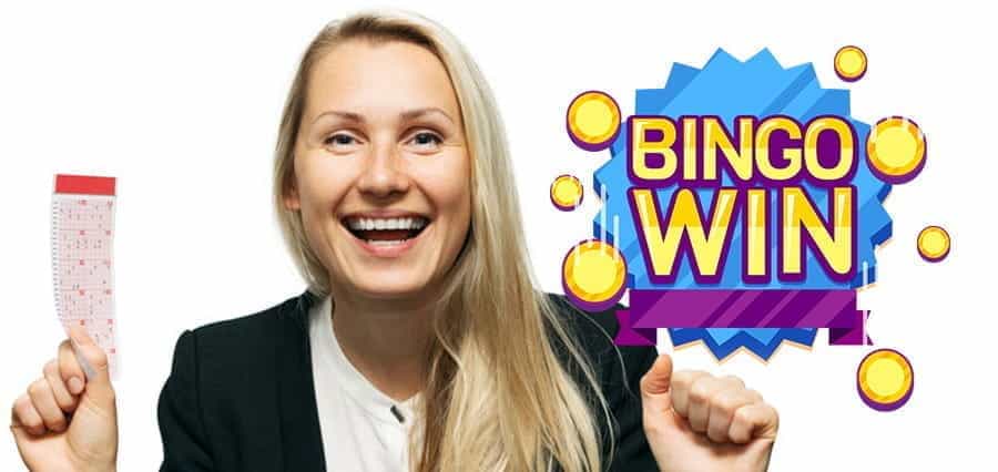 A winning bingo player.