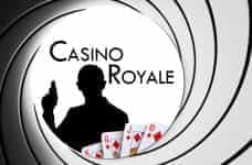 logo for the James Bond film, Casino Royale.