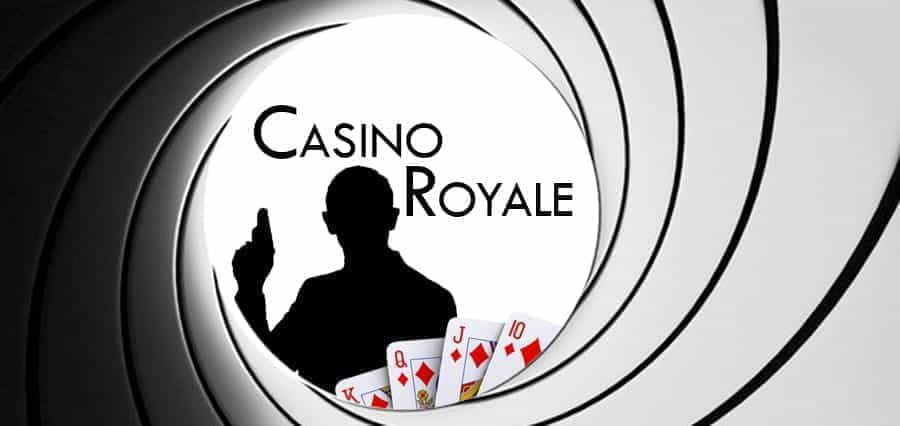 logo for the James Bond film, Casino Royale.