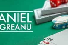 Daniel Negreanu's name on a poker table.