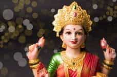 The goddess Lakshmi.