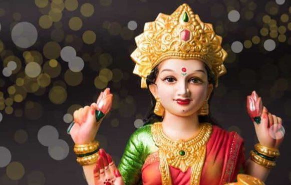 The goddess Lakshmi.