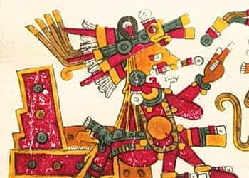 The Aztec god Macuilxochitl .