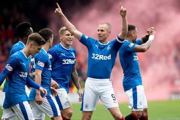 A picture of the Rangers kit with 32Red sponsorship visible on the front.