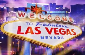The famous Las Vegas sign.