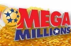 The Mega Millions lottery logo.