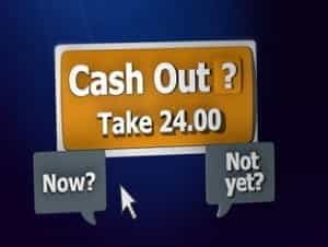 Screen grab from Cash Out advert.