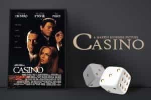 Movie poster for the film Casino.