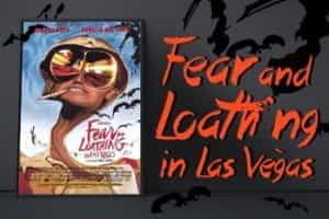 Movie poster for the film Fear and Loathing in Las Vegas.