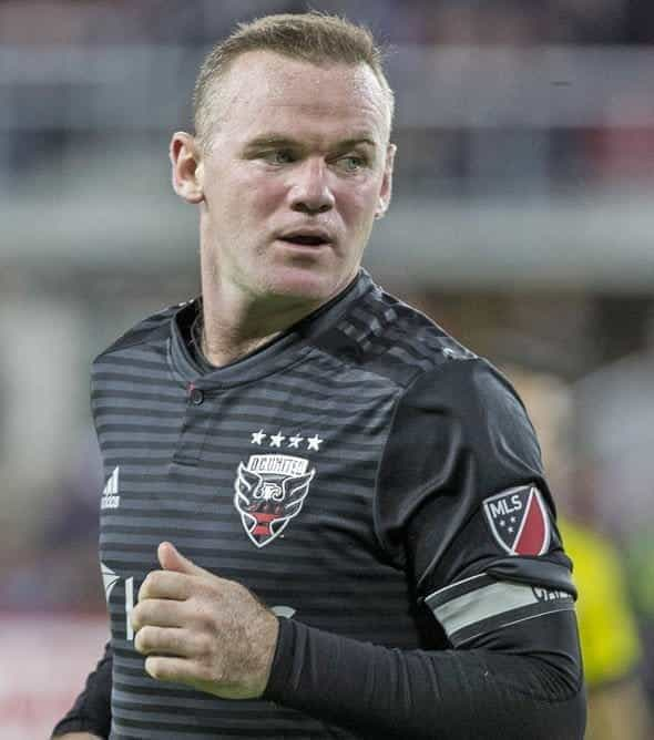 Wayne Rooney during a football match.