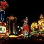 Las Vegas at night.