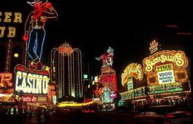 Las Vegas at night.
