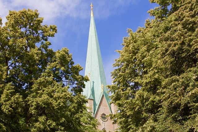 A church in the Swedish city of Linköping.