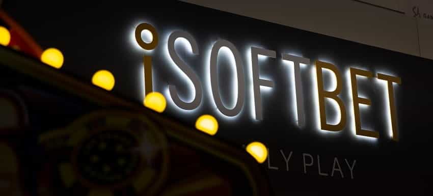 The iSoftBet logo.
