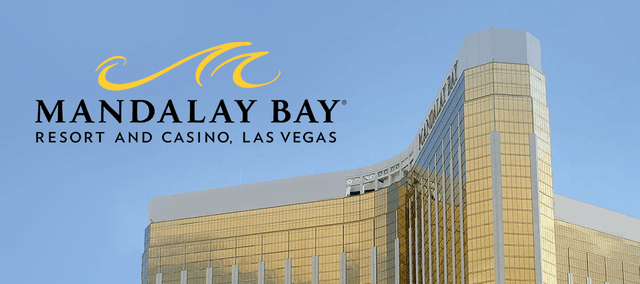 The Mandalay Bay hotel and casino in Las Vegas, Nevada.