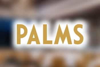 The logo for the Palms hotel in Las Vegas.
