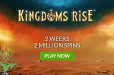 The Kingdoms Rise prize draw event from Mansion Casino.