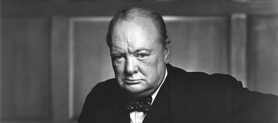 Winston Churchill.