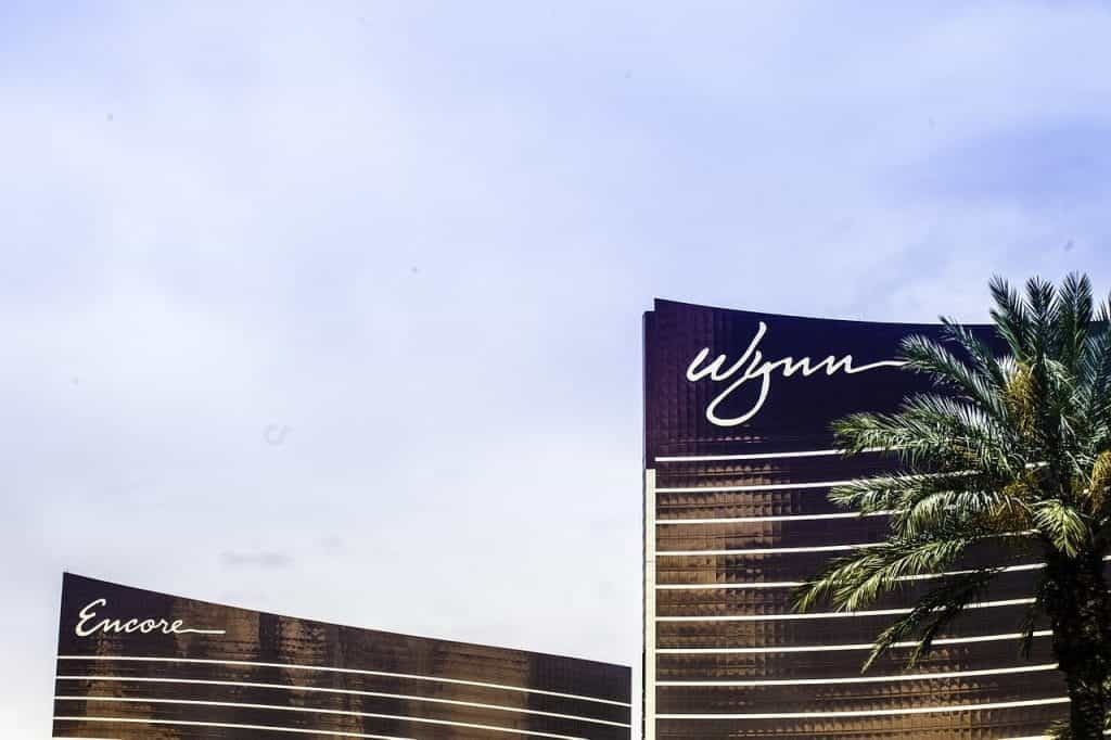 The Wynn Casino and Encore buildings in Las Vegas. 