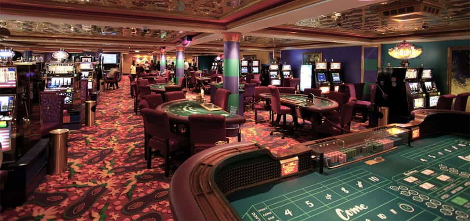 A casino interior.