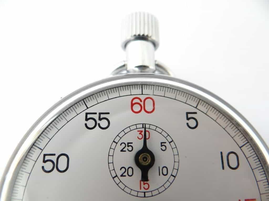 A stopwatch.
