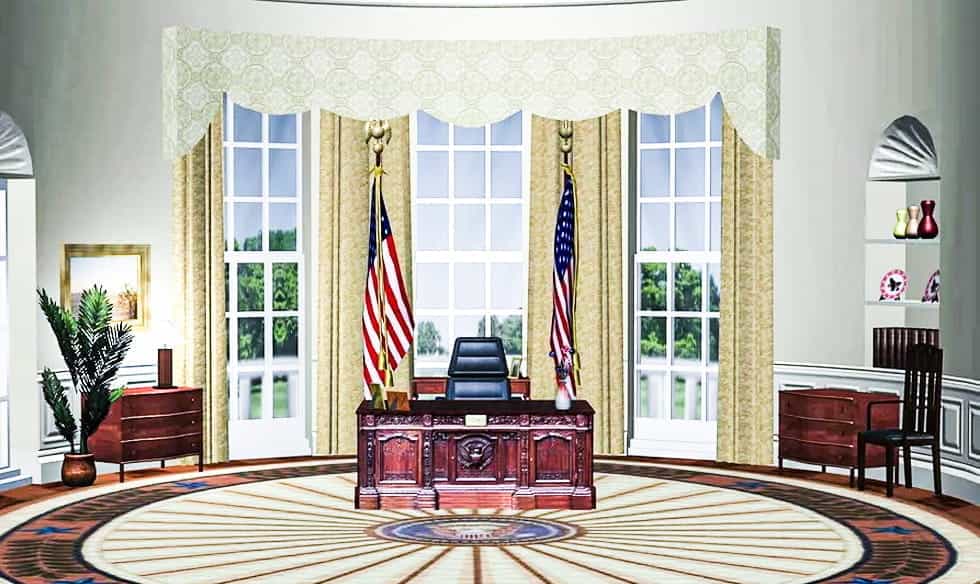 The Oval Office at the White House.