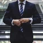 A businessman in a suit.