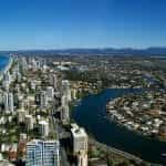 Gold Coast city panoramic view.