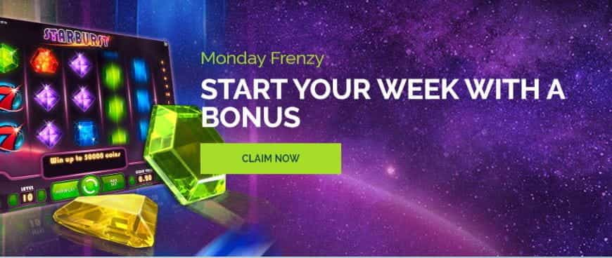 The WixStars Monday Frenzy bonus.