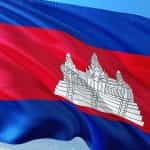 Cambodia flag.