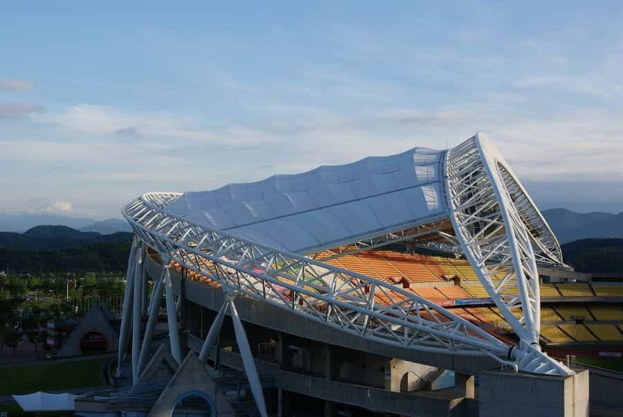Football stadium in Daegu South Korea.
