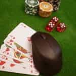 Poker chips and cards.