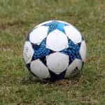 The football used in Champions League games.