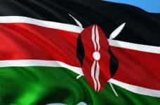 Kenya flag.
