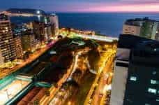 Lima, Peru at night.