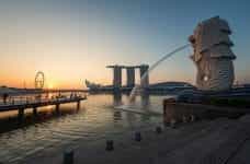Marina Bay Sands hotel bay.