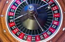 A roulette wheel.