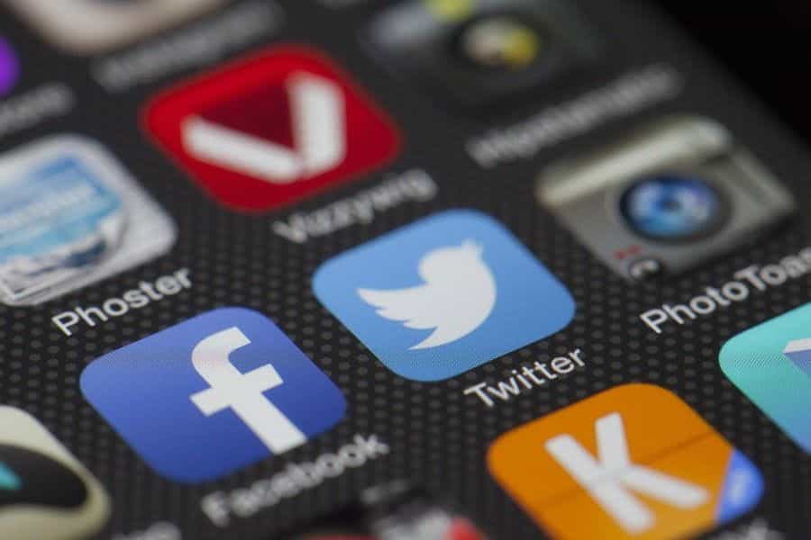 Social media apps.